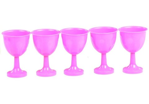 Duży Zestaw Naczyń w Torbie 31 Elementów Różowe