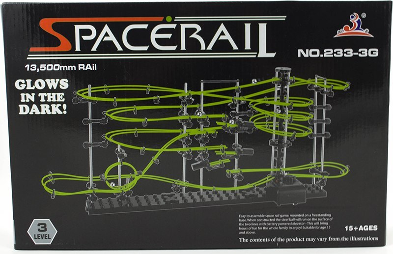 Świecący Tor Kulkowy rollercoaster Spacerail LEVEL 3