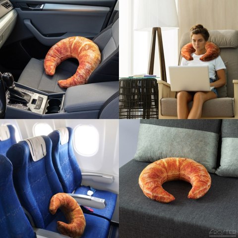 DUŻA PODUSZKA ROGAL Croissant GRZEJĄCA CHŁODZĄCA HIT