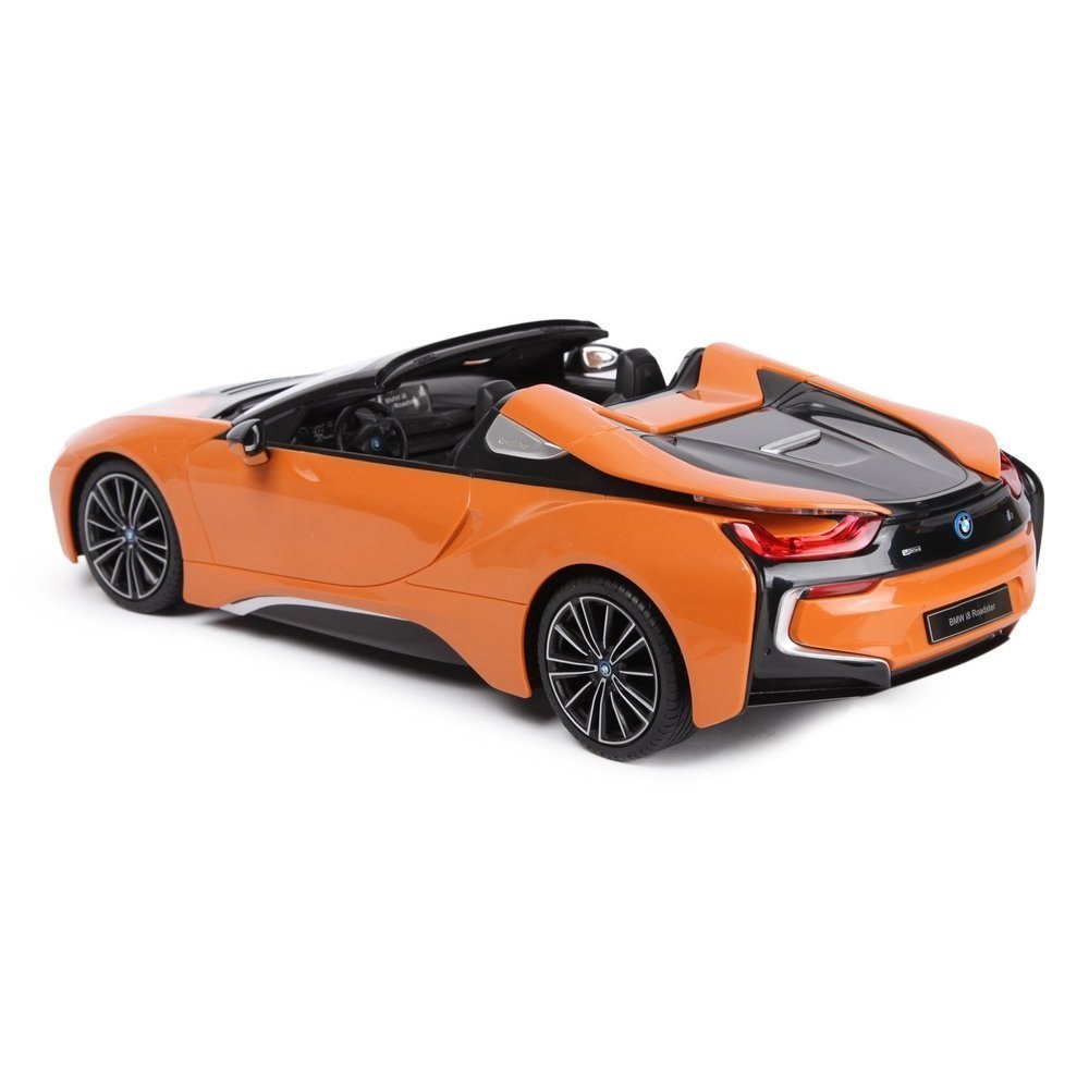 Auto R/C BMW i8 Roadster Rastar 1:14 Pomarańczowy
