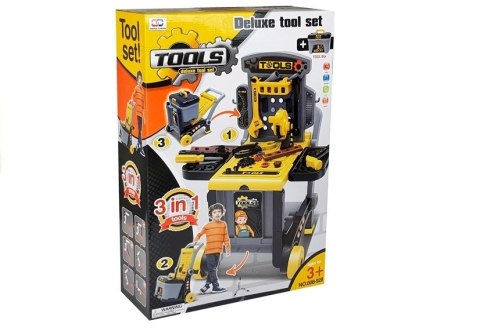WARSZTAT WÓZEK walizka narzędzia dla dzieci 3w1