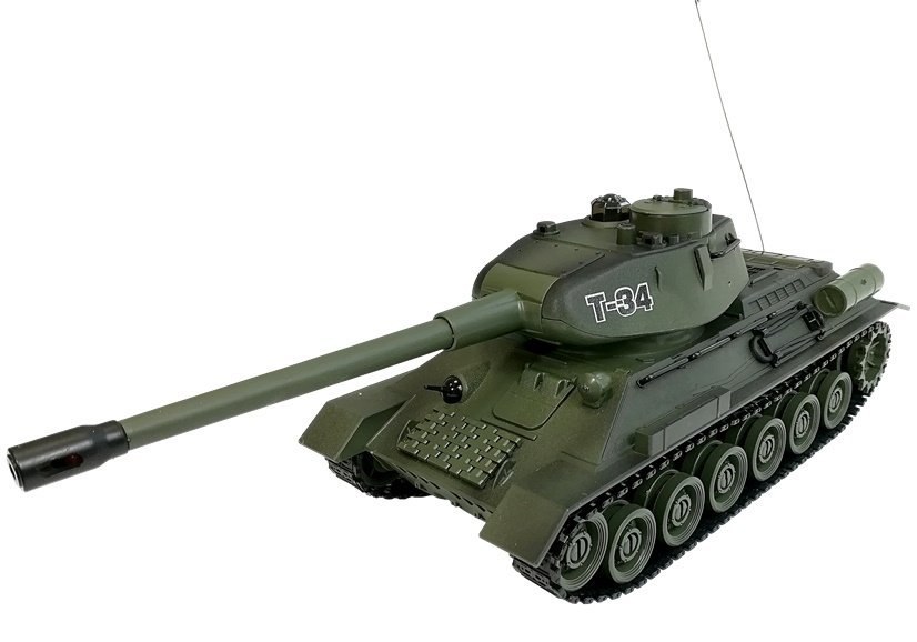 T-34 Czołg ZDALNIE STEROWANY +FUNKCJA GRY WOJENNEJ