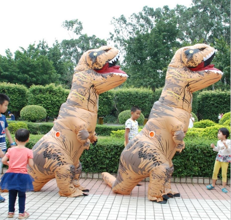 Nadmuchiwany kostium strój dinozaura T-REX gigant 1.5-1.9m