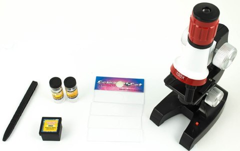 MIKROSKOP 1200x ZESTAW +AKCESORIA ŚWIATŁO