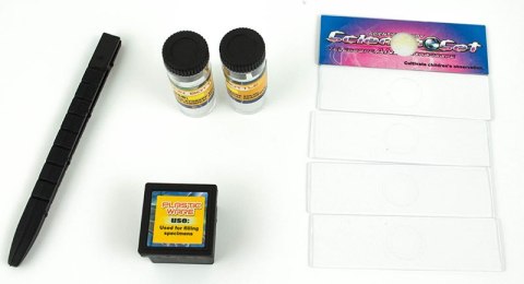 MIKROSKOP 1200x ZESTAW +AKCESORIA ŚWIATŁO