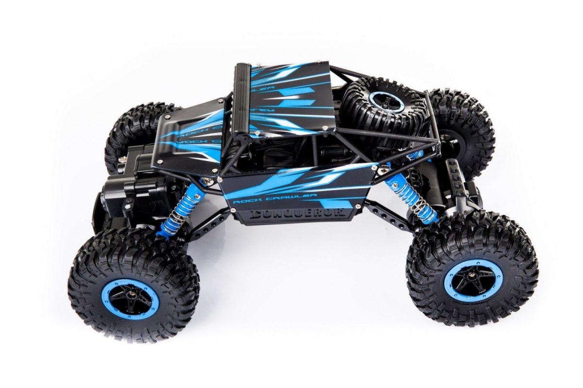 Samochód RC Rock Crawler 1:18 4WD 2,4GHz niebieski