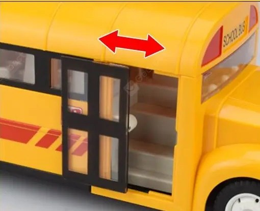 Autobus zdalnie sterowany z otwieranymi drzwiami GIMBUS