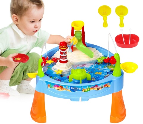 STÓŁ WODNY STOLIK 3w1 Przenośna GRA ŁOWIENIE RYBEK