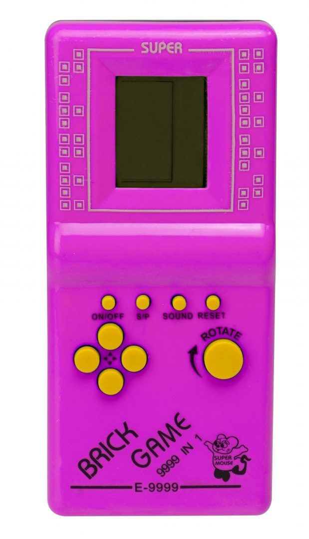 Gra Gierka Eletroniczna Tetris 9999in1 różowa