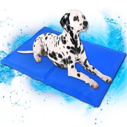 Mata chłodząca dla psa niebieska 50x90cm