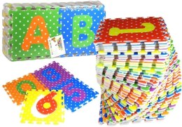 Puzzle Piankowe Kolorowe Alfabet i Cyferki 36 el