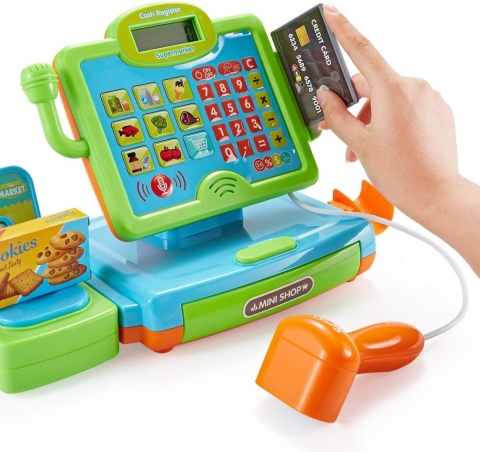 DUŻA EDUKACYJNA SKLEPOWA KASA FISKALNA DLA DZIECI