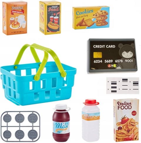 DUŻA EDUKACYJNA SKLEPOWA KASA FISKALNA DLA DZIECI