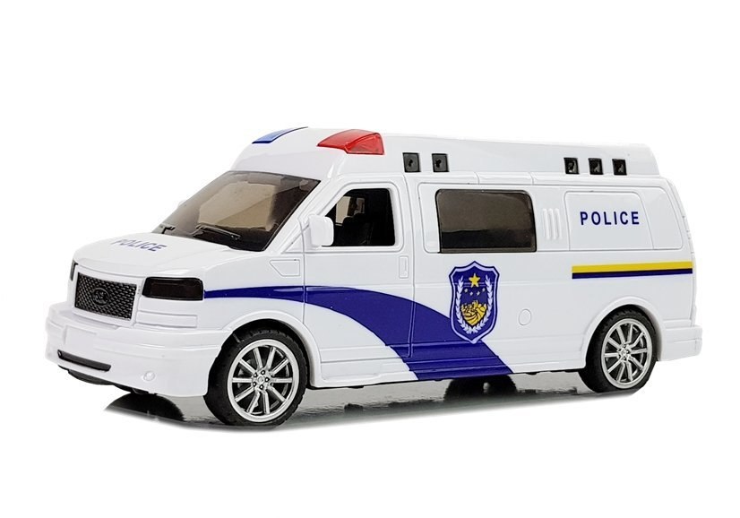 Auto Ambulans z Naciągiem ze światłami i dźwiękiem