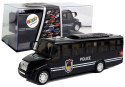 Autobus Policja Czarny z Naciągiem Dźwięk