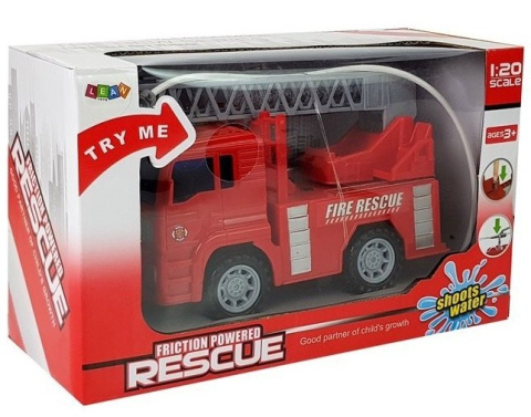 STRAŻ POŻARNA WÓZ STRAŻACKI Z WĘŻEM NA WODĘ 1:20