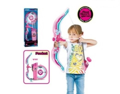 ŚWIECĄCY ŁUK DLA DZIECI KOŁCZAN TARCZA + STRZAŁY