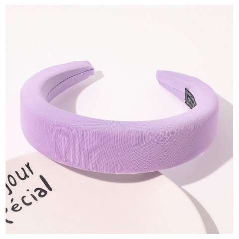 Charlotte turban headband Violet 4 cm O437