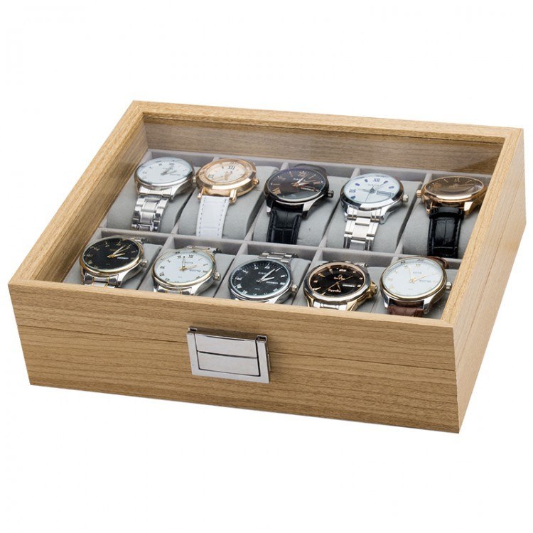 Szkatułka na 10 zegarków PDMDF05