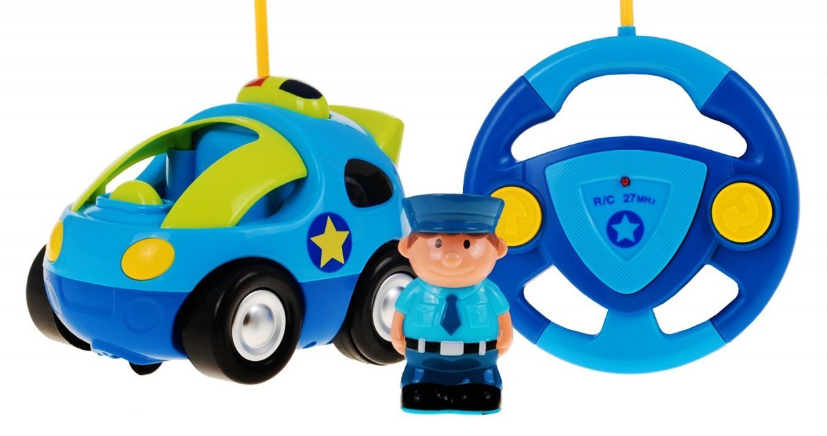 Autko R/C Niebieskie Policja