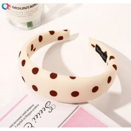 Creamy Dots headband O441