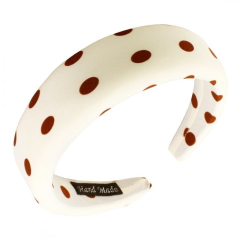 Creamy Dots headband O441
