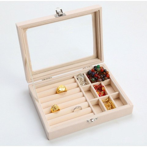 Szkatułka na biżuterię kuferek organizer pudełko PD132K