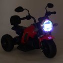 Motor na akumulator dla dzieci Trike światła muzyka MOTO-SX-4-BIALY