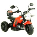 Motor na akumulator dla dzieci Trike światła muzyka MOTO-SX-4-CZERWONY