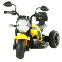 Motor na akumulator dla dzieci Trike światła muzyka MOTO-SX-4-ZOLTY