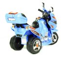 Motor na akumulator dla dzieci kufer LED MOTO-S-2-NIEBIESKI