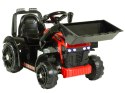 Traktor na akumulator dla dzieci przyczepka pilot TRAK-SX-2-CZERWONY