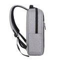 Plecak na laptopa sportowy USB szary PL154SZ