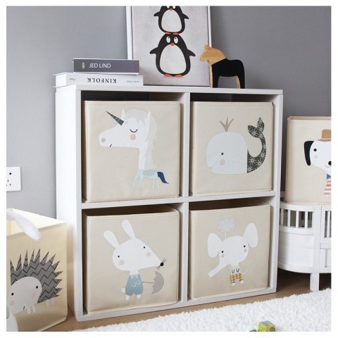 Pojemnik na zabawki sztywny, BOHO, piesek 33x33x33cm OR103WZ1