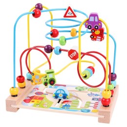 Labirynt Montessori Zabawka Edukacyjna Przeplatanka Z Koralikami