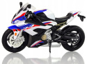 Motocykl Model BMW S1000RR Biały Dźwięki Światła