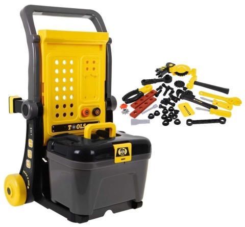 WARSZTAT WÓZEK walizka narzędzia dla dzieci 3w1