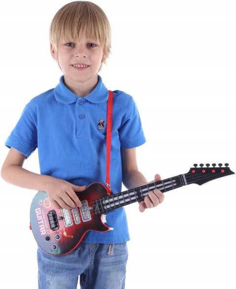 BEZPRZEWODOWA GITARA ELEKTRYCZNA DLA DZIECI