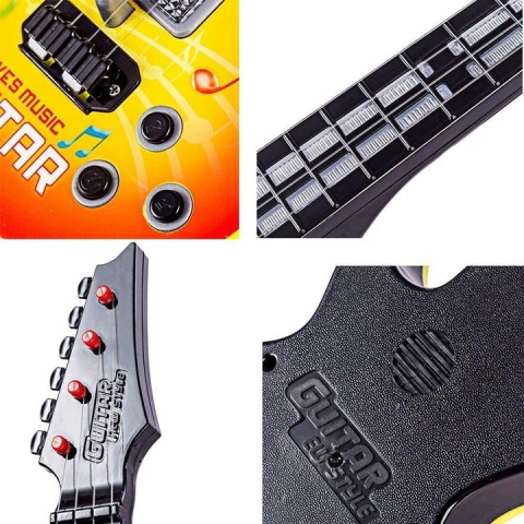 BEZPRZEWODOWA GITARA ELEKTRYCZNA DLA DZIECI