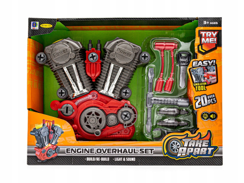 ZESTAW MAŁEGO MECHANIKA SILNIK DO ROZKRĘCANIA