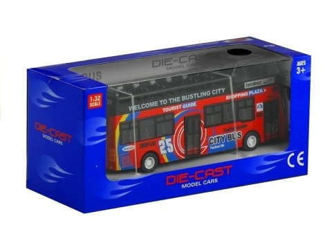 Interaktywny AUTOBUS PIĘTROWY METALOWY Dźwięki