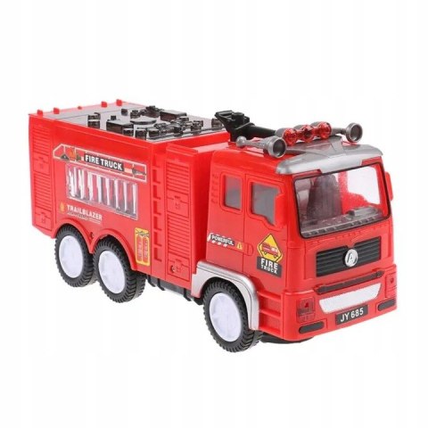 DUŻY WÓZ STRAŻACKI STRAŻ POŻARNA DŹWIĘKI CZUJNIK BUMP & GO