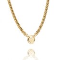 Naszyjnik stal chirurgiczna pozłacana 14k gold NST1351