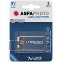 1x BATERIA AGFAPHOTO 9V LR61 6LR61 ALKALICZNA 6F22