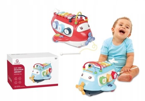 ANTYSTRESOWE CYMBAŁKI SAMOLOT ŚWIATŁO DŹWIĘK EDU +