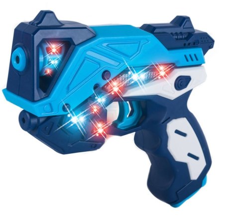 DUŻY PISTOLET NA BATERIE DŹWIĘK ŚWIATŁO ŚWIECI LED