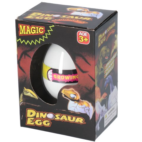 DUŻE JAJKO DINOZAURA WYKLUWAJĄCY SIĘ DINOZAUR JAJO