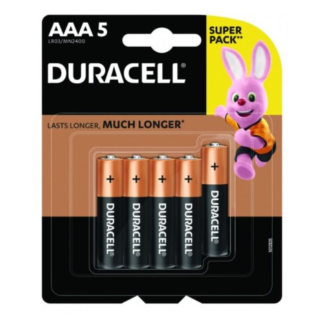 BATERIE ALKALICZNE DURACELL BASIC K5 LR03/5szt