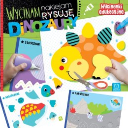 WYCINANKI EDUKACYJNE NAKLEJAM RYSUJĘ DINOZAURY