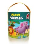 GRA EDUKACYJNA MAXI PUZZLE 2W1 ZOO OBRAZKI UKŁADANKA ROTER KAFER